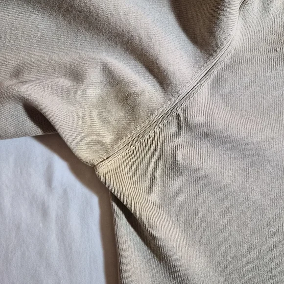 Valerie Separates 100% Silk Grey Mock Neck Sweater PL - READ DESC - Picture 9 of 10